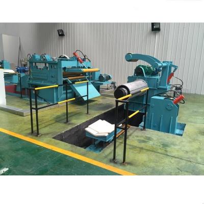 China Stainless steel plate cutter and leveler machine for stainless steel for sale