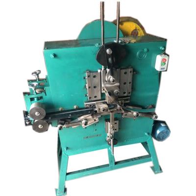 China Add LOGO Steel Packing Strap Closed Buckle Making Machine for sale