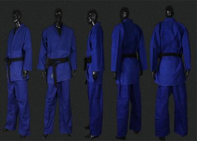 Cina 450GMS scelgono il bianco adulto dell'uniforme di gi di judo del tessuto per addestramento dell'accademia in vendita