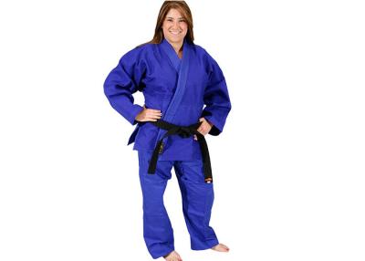 Chine Uniforme de judo de femmes, poids léger bleu de costume de judo pour des joueurs à vendre