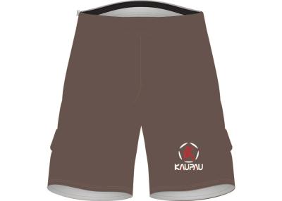 China Brown Fight Shorts Personalized 1.5 Inches Width Crotch for sale