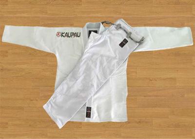 China White Blank Brazilian Jiu Jitsu Kimonos With Big Curve Shape Pant for sale