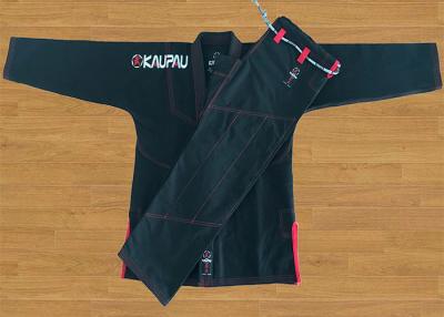 China Academy Training Black Brazilian Jiu Jitsu Uniform With Pre - Shrunk Cotton for sale