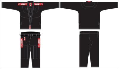 China Coolmax Fabric White Brazilian Jiu Jitsu Uniform 6 Loops 2CM width 3CM Length for sale