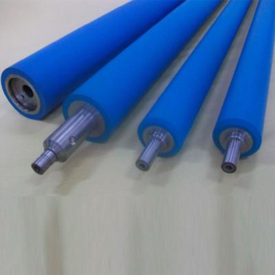 China PU Conveyor Roller Custom Shape Fitness Spiral Bearing Liners Rubber PU Wheels Custom Polyurethane Rollers for sale