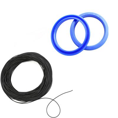 China Industrial Customized Large Grommet Semicircle Heat Resistant High Temperature Shape Gasket Big Rubber Ring for sale