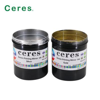 China High Gloss Screen Printing Mirror Ink For Printing On Transparent PET PVC Sheet 1kg / can à venda