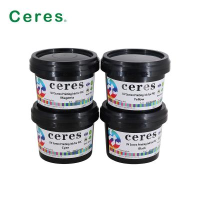 Chine CMYK UV Screen Printing Ink For Plastic Glass PP PE PET LDPE HDPE à vendre