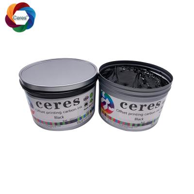 China Black Offset Printing Ink Solvent Based Defends False Carbon Paper Ink for sale