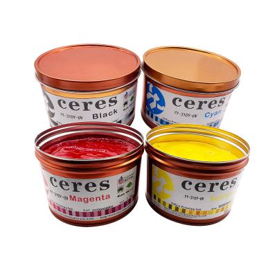 China Offset UV Letterpress Printing Ink MSDS Offset Press Ink Solvent Base for sale