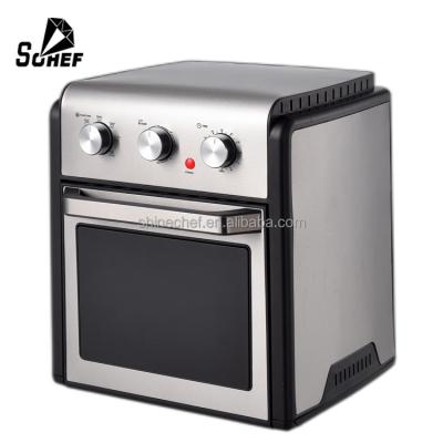 China Commercial Countertop Convection Toaster Oven 12L 1800W Digital Electric Steam Air Fryer Oven With Oilless for sale