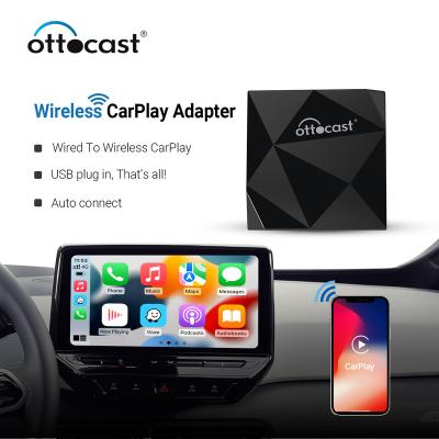 China Convert Original wired Carplay to wireless Carplay Ottocast CarPlay AI Box wireless apple carplay car adapter for iPhone motorola ma1 for sale