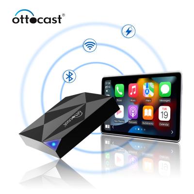 China Convert Original wired Carplay to wireless Carplay Ottocast U2-AIR Wireless Carplay Adapter  Carplay Smart Ai Box For Universal Wired Carplay for sale