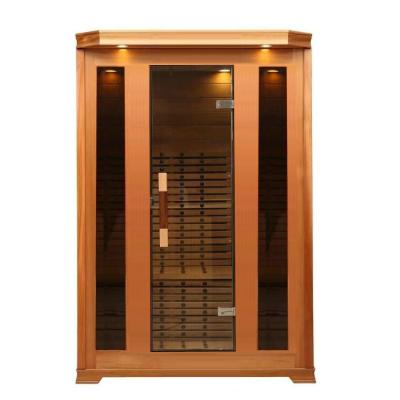 China Computer Control Panel China Good Quality Cheapest Red Cedar Three Person Indoor Portable Sauna Room for sale