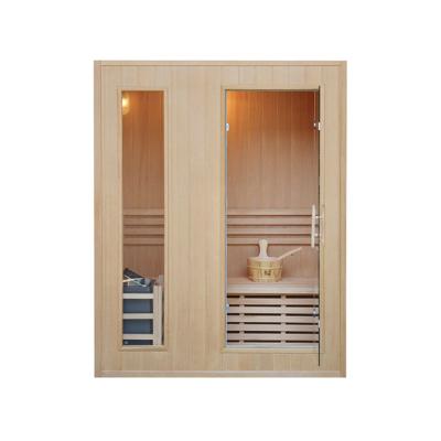 China Wholesale Fashionable New Zealand Pine Room Home Steamer Sauna Room Traditional Computer Control Panel Sauna Steamer for sale