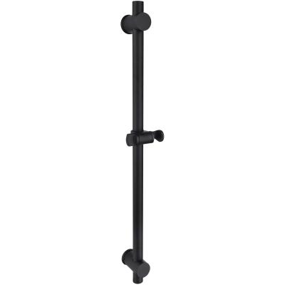 China Ciencia Black Stainless Steel Modern Metal Shower Sliding Bar with Adjustable Height for Bathroom, SBH156B for sale