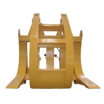 China Wheel Loader WORLD Loader Attachment Grass Grapple for sale