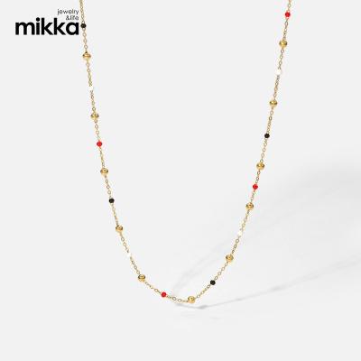 China SY TRENDY Fashion 14K Gold Plated Chain Necklace With Pearl Design for sale