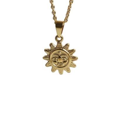 China FASHIONABLE SY Hawaiian Guitar Stainless Square Sun Tags With Engraved Flower Tree Pendant Charms Jewelry Necklace Pendant for sale