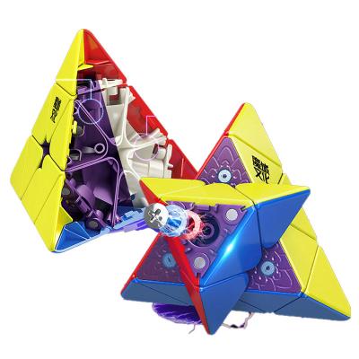 China Toy Moyu Weilong WR Maglev Pyramid Cube 3Layer Stickerless YJ8283 Educational Magic Speed ​​Puzzle Magnet Toys droshopping X'mas Gift for sale