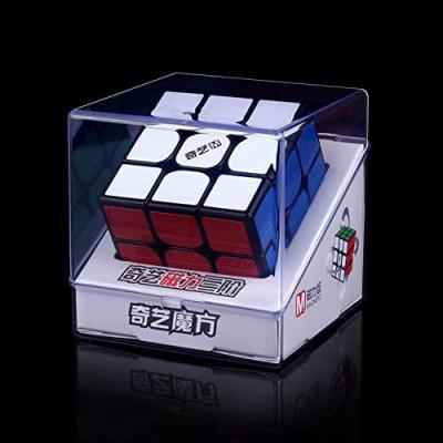 China Toy QiYi 3x3 black speed cube MoFangGe 3x3x3 cube puzzle Cubo Magico magic educational toys for sale