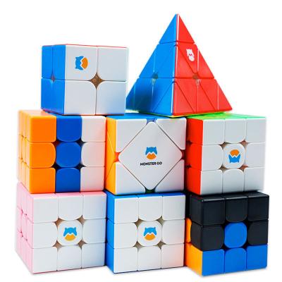 China Toy Monster Go Magic Cube 3x3x3 356 MonsterGo Gan Puzzle Toys 3x3 Magnetic Educational Magnetic Professional Speed ​​Cube for sale