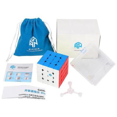 China Educational Magnetic Magic Puzzle 4x4x4 Stickerless Gan Cube of 4x4x4 Gan460M Speed ​​Cube Professional Cubo Magico en Toy GAN 460M for sale