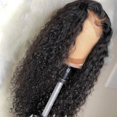 China Deep wave braided lace front wigs hd 13x6 lace wig real human hair lace frontal raw hair wig wholesale seller for sale