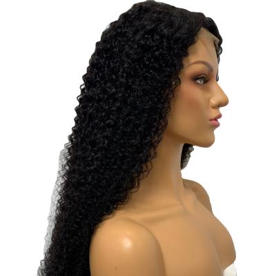 China Wholesale Kinky Curly Curly Human Hair Wigs For Color Women 130% 150% 180% Density Brazilian Virgin Hair Cuticle Aligned Lace Closure for sale