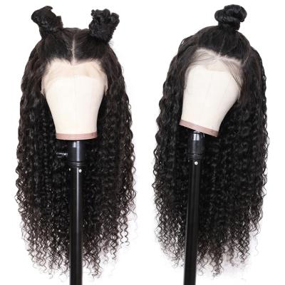 China Deep Wave 180 Density 13x4 13x6 Deep Wave Hd Lace Frontal Wig Hair 4x4 5x5 Lace Closure Wigs For Black Woman for sale