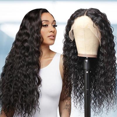 China Cheap wholesale water wave braided lace wigs sellers lace wigs 100% virgin hair transparent lace hair wigs for sale