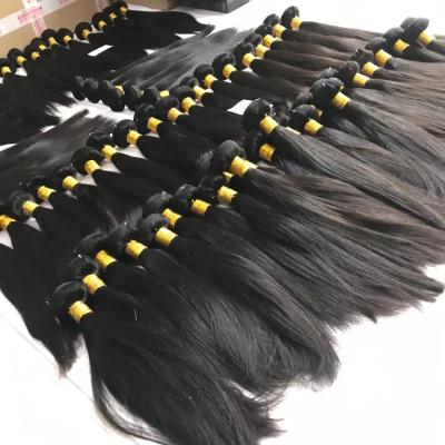 China Wholesale Hot Cheap Unprocessed Silky Straight Virgin Hair Bundles 100% Wave China Factory Supply Wholesale Cuticle Aligned Hair for sale