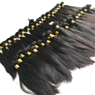 China Silky Straight Wave Cheap Cuticle Aligned Hair Weaves Bundles 100% Unprocessed Raw Virgin Hair Bulk Brazilian Hair Extension Seller for sale