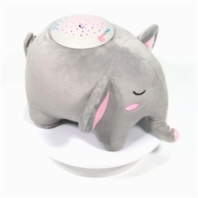 China Plush Night Light Projector Elephant Sleep White Noise Machine Momcozy Sleep Sounds Machine for sale