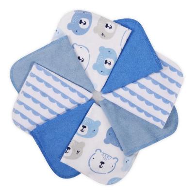 China Momcozy Baby Washcloths 8pcs Natural Reusable Ultra Soft Absorbent Towel QUICK DRY For Sensitive Skin for sale