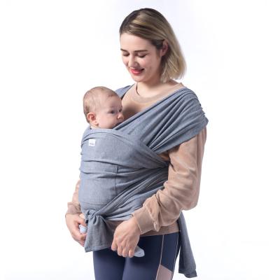 China Momcozy Adjustable Cotton Wrap Ring Sling Ergonomic Baby Carrier for sale