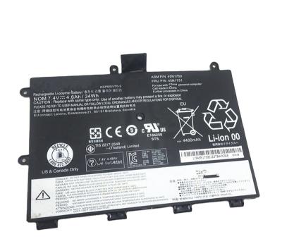 China Laptop Factory OEM Replacement Battery 7.4V 4600mAh/34Wh 45N1750 for Lenovo ThinkPad Yoga 11e (20D9A006CD) ThinkPad Yoga 11e (20D9A006CD) for sale