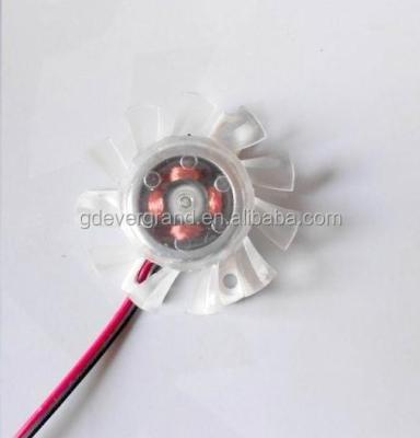 China Small Mini Micro Graphics Card DC Bracket Fan (EG4010-36S(B)05H) 5V 12V VGA Cooler for sale