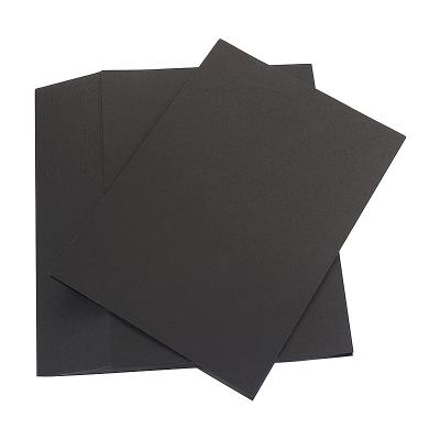 China Guangzhou Factory Best Black Manufacturing Materials Supplier Recycled Paper 12x12 Card Inch for sale