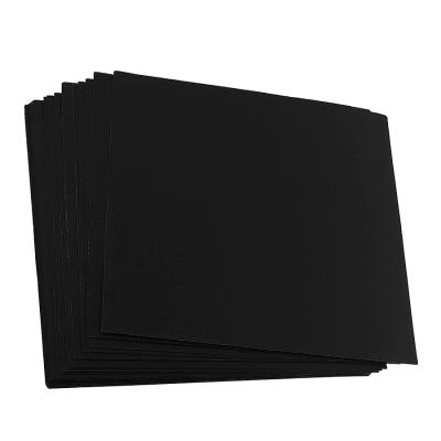 China Recycled Materials Customized 65lb 80lb 90lb 100lb Glitter Matte Black Glossy Embossed Card Paper for sale