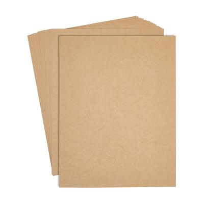 China Recycled Kraft Materials A1 A2 A3 A4 Paper 150g 200g 250g Brown Disposable Kraft Paper For Arts And Crafts for sale