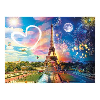 China 100% Good Supplier Eco-Friendly 500 Canton Gold Printer Price Customs 1000 Jigsaw Puzzle Pieces for sale