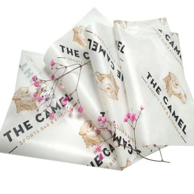 China Recycled Materials Shoes Wrapping Paper Custom Logo Printed Wrapping Tissue Paper 17g for sale