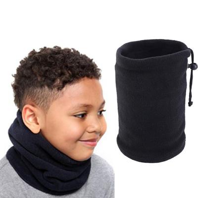 China POLYESTER& SPANDEX Kids Winter Tube Scarf Fleece Half Hose Face Mask Sports Thermal Skiing Cuff Increasing Snowboard Kid Neck Recycling Warmer KWJ-01 for sale