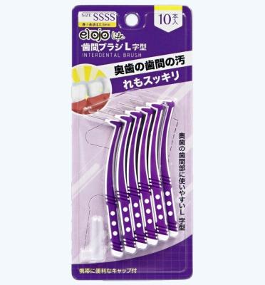 China Viable Elojo Angled Interdental Brushes 10 Count Size Ssss for sale