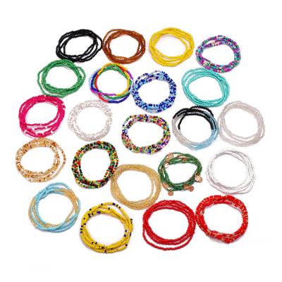 China Waist Beads For Women Wholesale 40 Color Chains Custom African Link On Waist Beads For Women for sale