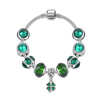 China Bracelet With Charms Jewelry Wholesale Women Charms Bracelets Clover Bracelet for sale