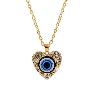 China Eyes Wholesale Fashion Jewelry Custom Gold Necklace Evil Eye Necklace for sale