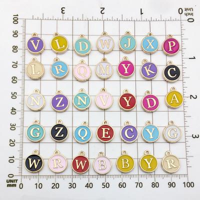 China Letter Charms For Jewelry Making Hot Selling Charms Gold Alphabet Pendant Letter Charm For Jewelry Making for sale