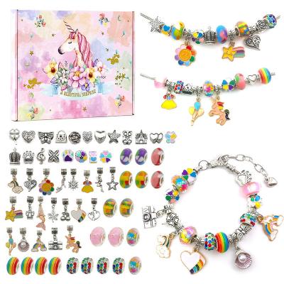 China Kids Charm Bracelet Fashion Jewelry Making Kit Kids Charm Bracelet Jewelry Set Kids for sale